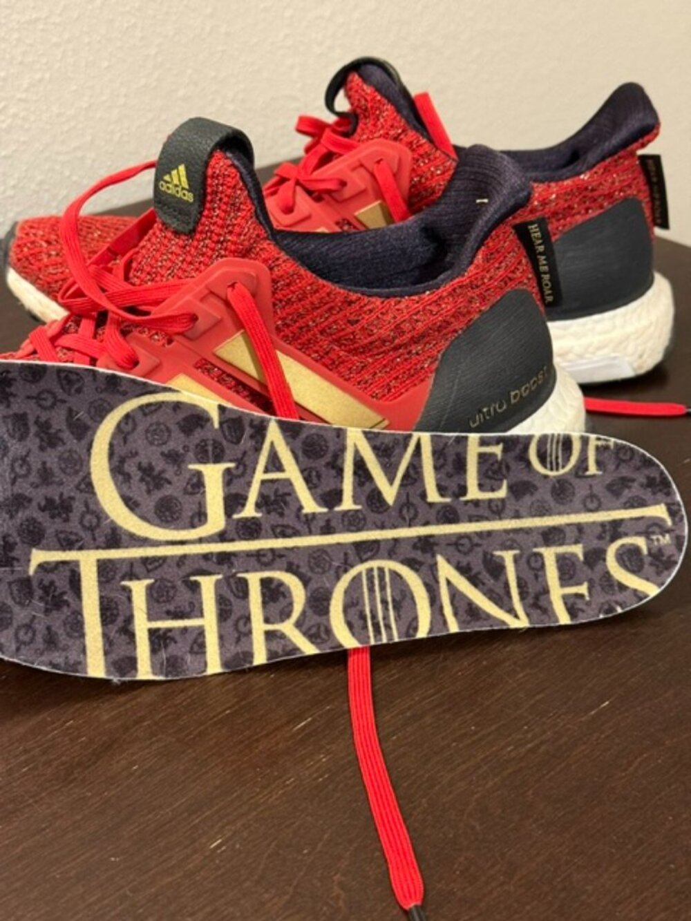 Adidas UltraBoost Game of Thrones Lannister Special Edition - Size 9.5